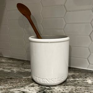 Threshold White Utensil Holder